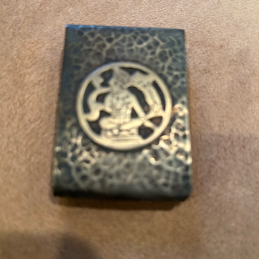 Vintage matchbook holder